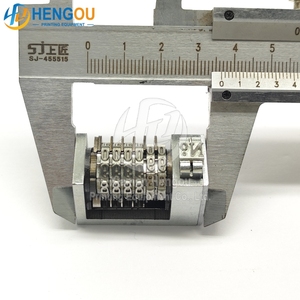 เครื่องนับเลข 6 หลัก 4x8 ตัวอักษรโรมันสแตนเลสทั้งหมดกระโดดย้อนกลับ 98765... หมายเลข 2 ตัวจมได้ - Product Image 4