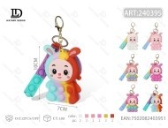 Portamonete antistress a forma di cartone animato per bambina, mini formato con catenella per bambini - Product Image 1
