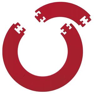 <span class=keywords><strong>Protection</strong></span> de cible de fléchettes en EVA légère personnalisable avec logo, cercle de sécurité extérieur de 18 pouces - Product Image 5