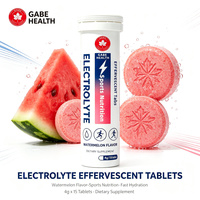 Tabletas Efervescentes de Electrolitos para Adultos al por Mayor, Bebida Deportiva para Hidratación, Sodio, Potasio, Magnesio, Vitamina B, Sin Azúcar