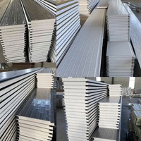 Panneau sandwich en mousse EPS polyuréthane isolant pour mur et toit Panneau sandwich en EPS en acier isolé insonorisé de 50mm