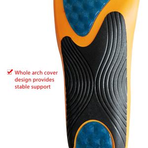 Sports & Comfort PU Massage Insoles with Gel Arch Supports Anti-Sweat <b>Soft</b> Footwear Insoles - Product Image 4
