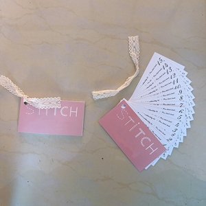 Stock A Set de 15 feuilles de papier couverture souple Mini jeu de cartes de couture Livre de couture - Product Image 1