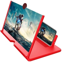 Black 12" Mobile Phone Screen Foldable Holder Stand Screen Magnifier