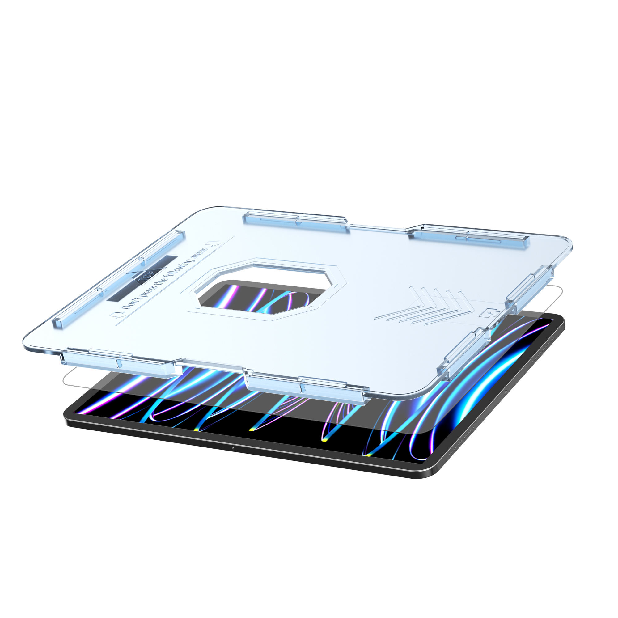 $1.6-$2.6 Verre trempé avec outil d'alignement