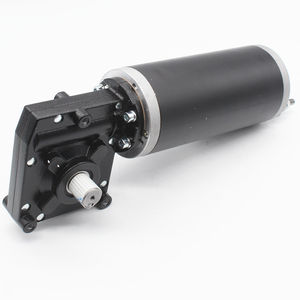 직경 73mm 12V 24V 48V 하이 토크 메탈 기어 Dc 웜 기어 모터 - Product Image 3