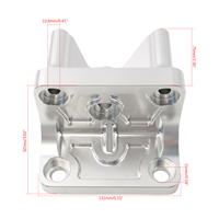 Soporte de diferencial trasero para BMW F22 F23 F30 F32 F33 Serie 2 3 4 RWD XDrive Refuerzo de chasis FDJ-302-SL