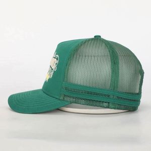 Gorra Trucker Unisex a Rayas al por Mayor BSCI, Gorra Deportiva de 5 Paneles de Alta Calidad con Logotipo Bordado Plano y en Relieve, Gorras de Algodón - Product Image 3