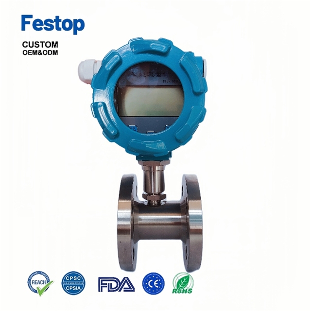 Festop DN15 Customized Mini Variable Area Flow Meter for Water SS304 Material 0.5-100m3/h OEM Supported Digital Flowmeter