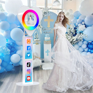 Heart Shaped Photo Booth 360 Degree Lighting Selfie Device For Party Event - Product Image 4