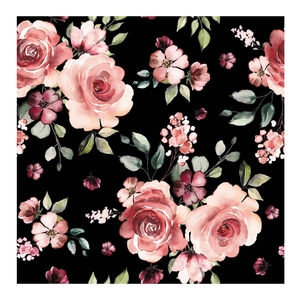 Tela de poliéster 75D para mujer, crepé suave de gasa, diseño de flores pequeñas personalizado, impresión digital de estilos para camisa, abrigo, vestido - Product Image 1