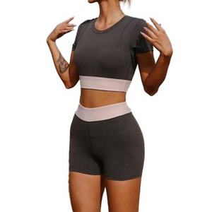 Conjunto de Shorts de Yoga Sexys para Verano, Ropa Deportiva sin Costuras para Entrenamiento, Traje de Jogging, Ropa Deportiva para Mujer - Product Image 3