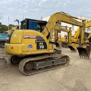 KOMATSU pc70 mini bánh máy xúc 2022 mô hình 7 tấn Cummins động cơ 0.3m xô lõi (động cơ; bơm) xuất khẩu Xuất xứ Trung Quốc - Product Image 2