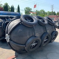 Dok Kapal Tiup Yokohama Black Marine Airbag Fender Karet Pneumatik untuk Penahanan Kapal Diameter 0.5-4.5M Panjang 1.0-9.0M