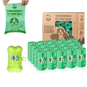 Personalized Custom Printed Extra Strong 100 <b>Compostable</b> Cornstarch Dog Poo Disposal <b>Bags</b> - Product Image 1