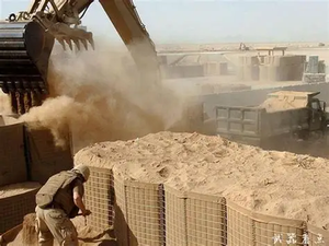 Gabion soldado con perímetro galvanizado relleno de tierra para barrera defensiva/bastión de defensa para campo de tiro - Product Image 3