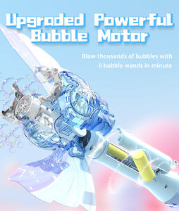 Varita de burbujas de mariposa rosa princesa, máquina de burbujas eléctrica para niñas, juguete de máquina de burbujas para niños, juguete de verano para exteriores - Product Image 2