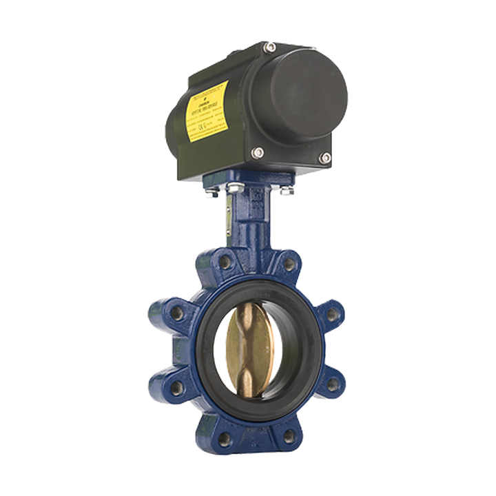 KEYSTONE GR Resilient Seated Butterfly Valve Back-up Safety Rounded ...