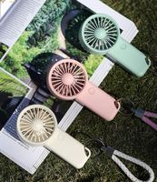 Ventilateur portable mini à la mode avec cordon, ventilateur personnel créatif et frais pour cadeaux promotionnels et d'affaires