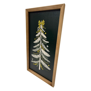 Ahome khung ảnh bằng gỗ với cây giáng sinh in nghệ thuật hoàn hảo cho kỳ nghỉ trang trí tường và mùa đông trang trí nội thất - Product Image 4
