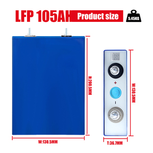 Célula de Bateria EVE LiFePO4 3.2V 105Ah Grau A, Estoque na UE, Lítio Li-Ion Prismática, Akku LFP LiFePO4 3.2V LF105 <span class=keywords><strong>Lipo4</strong></span> para Energia - Product Image 2