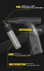 Súng phun điện Máy bơm không khí cầm tay cầm tay có máy nén khí Siphon sạc Bàn chải khí tự động - Product Image 3
