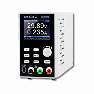 Alimentation programmable régulée Metravi PRPS-3005A 30V 5A à refroidissement par air - Product Image 1