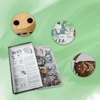 Jeu de société familial personnalisé, écologique, durable, avec impression couleur et coffret cadeau