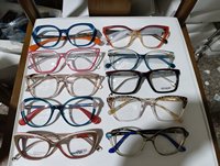 Déstockage : Montures optiques en acétate mixtes pour hommes et femmes, montures de lunettes pour verres correcteurs