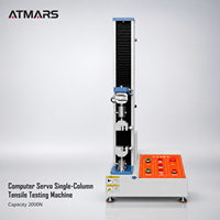 Máquina de Ensayo de Tracción Computarizada de Columna Única 2000N con Servomotor Universal para Materiales como Caucho, Plástico, Alambre, Lámina y Fibra
