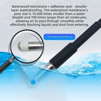 Capteur de température et d'humidité SHT40 SHT30 SHT20 SHTC3, étanche, en acier inoxydable 304, joint en caoutchouc, sonde numérique I2C