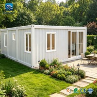 Maison conteneur de luxe à assemblage rapide de 40 pieds avec cuisine, villa conteneurisée