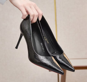 Nuove Scarpe Estive da Donna in Vera Pelle con Tacco Altissimo, Design di Lusso Originale, Logo Personalizzato OEM - Product Image 2