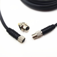 Conector de montaje en Panel, Cable de arnés de Cable eléctrico, M8, A prueba de agua IP67, macho, Circular, calidad asegurada