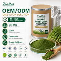Poudre de jus d'herbe d'orge biologique GMP 100% pure, vente en gros, fournisseur d'usine OEM