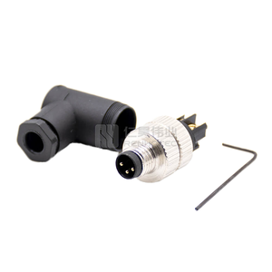 High Quality M8 3P Male Female Plug <b>Quick</b> Connection Cable Waterproof ABS Copper Sensor <b>Connector</b> - Product Image 1