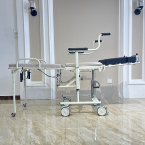 Chaise de transfert et de levage avec toilettes intégrées, idéale pour les cliniques familiales, les hôpitaux et <span class=keywords><strong>la</strong></span> réadaptation des personnes handicapées – Vente chaude directe usine - Product Image 3