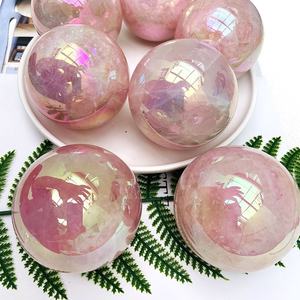 <span class=keywords><strong>Bola</strong></span> <span class=keywords><strong>de</strong></span> <span class=keywords><strong>cristal</strong></span> tallada a mano, esfera <span class=keywords><strong>de</strong></span> cuarzo natural, aura, Ángel, <span class=keywords><strong>rosa</strong></span>, precio al por mayor - Product Image 4