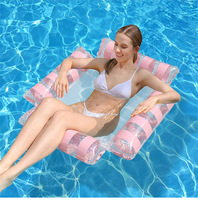 plate-forme melon d'eau bateau, anneau de natation en forme de sirène, flotteurs de piscine pour adulte, pont flottant gonflable