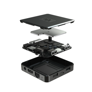 TV Box X98Q 2026, Receptor Inteligente Mini Android <span class=keywords><strong>11</strong></span>, TV Box X98 <span class=keywords><strong>Q</strong></span> 4K S905W2 con RAM 2+16GB, Reproductor Multimedia IPTV Quad Core Negro - Product Image 2