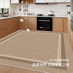 พรมปูพื้นห้องครัวกันลื่นทนน้ำมันล้างทำความสะอาดได้กันน้ำลายตาข่ายโพลีเอสเตอร์ไฟเบอร์รูปสี่เหลี่ยมผืนผ้าหนา 9-10 มม. - Product Image 3