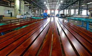Sheng xin Holzmaserung Aluminium rohr Holz farbe Aluminium profile für Zaun Aluminium versteckte Schiene für Schiebetür