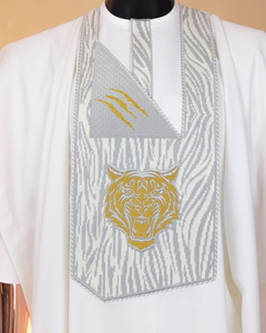 Vêtements Africains <span class=keywords><strong>Boubou</strong></span> Agbada pour <span class=keywords><strong>Homme</strong></span> Musulman à Broderie de Haute Qualité - Product Image 3