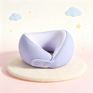 Oreiller <span class=keywords><strong>de</strong></span> <span class=keywords><strong>voyage</strong></span> ergonomique en U pour enfants, couleur <span class=keywords><strong>licorne</strong></span>, avec bouton magnétique, rangement portable, pour les voyages - Product Image 1