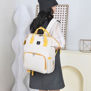 Customized Logo Mommy Backpacks Large Capacity Baby Supplies <b>Storage</b> Bag for Outdoor Hospital - Product Image 5