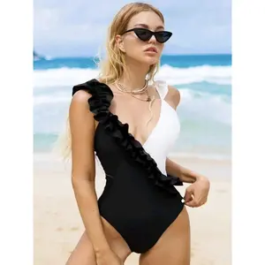 OEM factory manufacturer swimwear high quality swimming custom wholesale one piece swimsuit ,provide drop shipping services