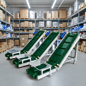 Aluminium transportsysteem profiel industrieel 1m mini transportband fabrikant verstelbare snelheid PVC bandtransportband voor magazijn gebruik - Product Image 6