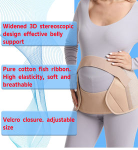 Cintura di maternità personalizzata fascia di pancia per gravidanza supporto per la schiena fascia addominale tutore per la schiena per alleviare il dolore all'anca pelvica della schiena - Product Image 5