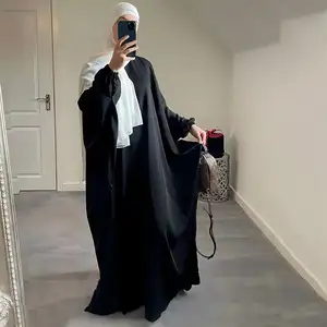 Yiwu YUXI 2023 Hot Sale Long Sleeve Abaya Dress Traditional Islamic Clothing Prayer Muslim Khimar Hijab Abaya