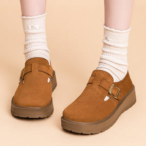 2026 New Spring Autumn Women's Trendy Casual Shoes Thick Bottom <b>Slip</b>-on Lazy Shoes - Product Image 3